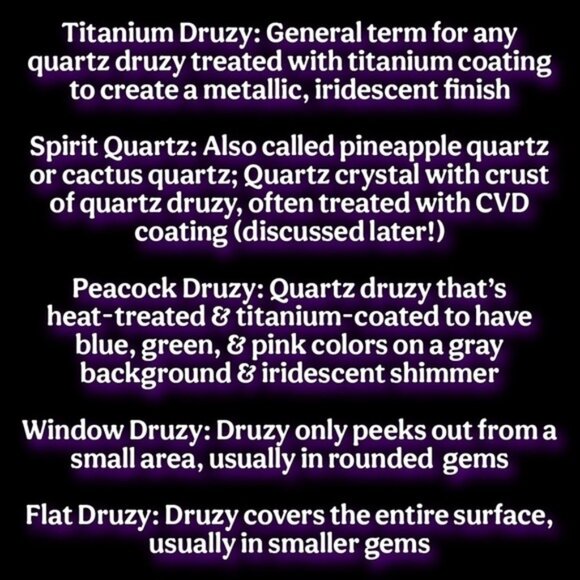 💜 Learn About Druzy ❤️ - Picture 7 of 16